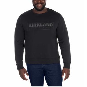 Kirkland Signature Men Logo Crewneck ~ BLACK ( XL )